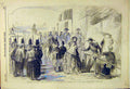 Original Old Antique Print 1855 Emperor Empress Calais Steam-Ship Pelican 19th