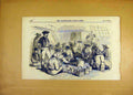 Original Old Antique Print Spanish Muleteers Crimea Iberia Steam-Ship 1855 19th