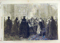 Old Antique Print Prince William Prussia Order Garter Marriage Bible 1858 19th