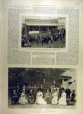 Original Old Antique Print 1900 Pietermaritzburg Boer War Africa Natal Lucknow
