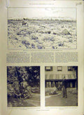 Original Old Antique Print 1900 Jacobsdal Milner Attaches Transvaal War Africa