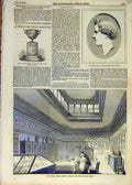 Old Antique Print 1853 Millais Munro Marble Cup Wallis Cottonian Library 19th