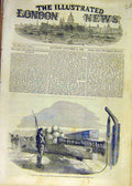 Original Old Antique Print 1853 Gun Chanak Kaleh-Si Castle Dardanelles Victorian