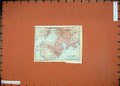 Old Antique Print 1909 Colour Map Greece Street Plan Le Piree Port De Zea 20th