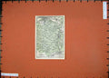 Original Old Vintage Print 1924 Colour Map Paris France Plan Foret Compiegne