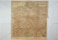 Old Antique Print Colour Map Railway North Western Germany Leipzig Berlin