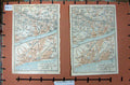 Original Old Antique Print Map Britain Street Plan Hastings Battle St. Leonards