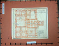 Original Old Antique Print Map Spain 1913 Plan Escorial Plaza Monasterio Templo