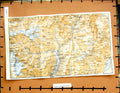 Old Vintage Print Map 1929 Tirol Street Plan Meran Marling Schenna Algund 20th