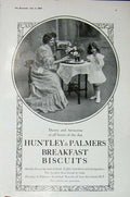 Old Antique Print 1907 Huntley Palmer Breakfast Biscuits Binoculars Car 20th
