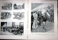 Original Old Antique Print Royal Italian King Wqeen Visit France French 1903