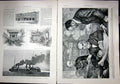 Original Old Antique Print London Loubet Visit Voyage Renouard French 1903