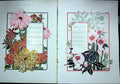 Original Old Antique Print Roses Christmas Asian Toys Chrysanths French 1903