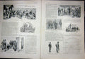 Original Old Antique Print Swiss Army Oranais Taghit Military French 1903 20th