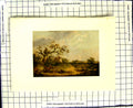 Original Old Antique Print C1907 Colour Plate Morland Landscape Gipsies Scene