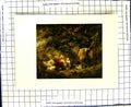 Original Old Antique Print C1907 Colour Plate Morland Gipsy Family Wood Scene