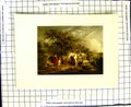 Original Old Antique Print C1907 Colour Plate Morland Camp Tent Sportsman Hunt