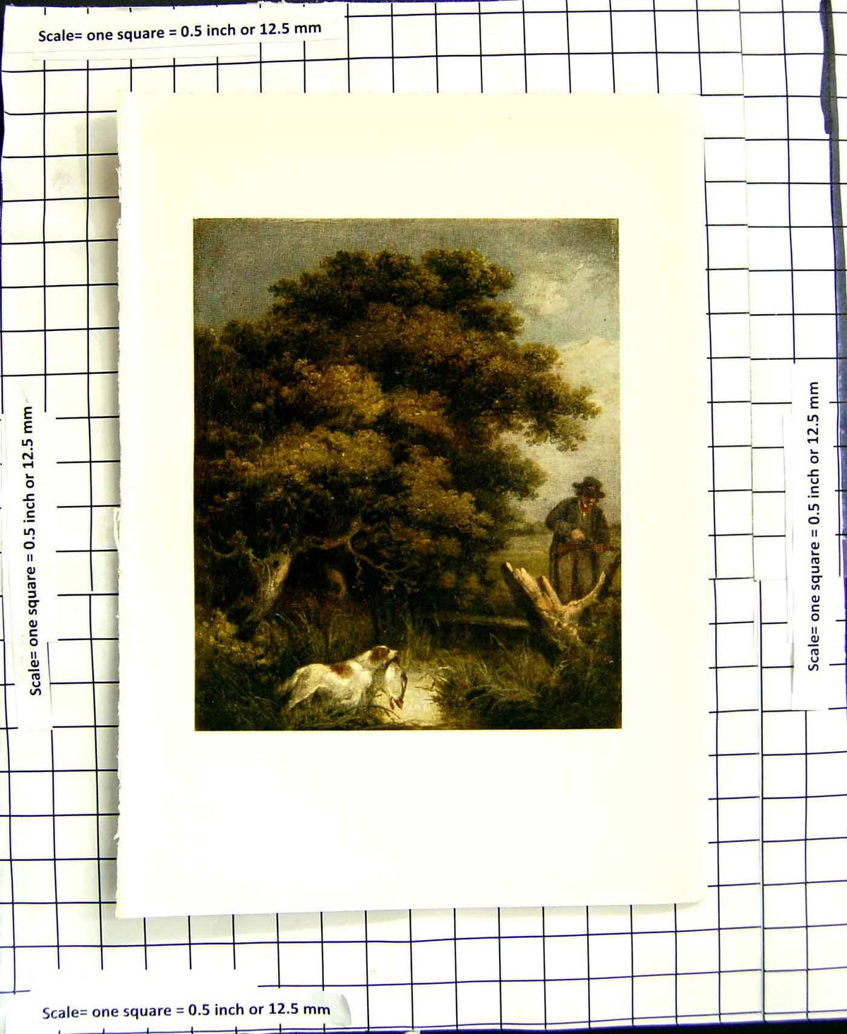 Original Old Antique Print C1907 Colour Plate Morland Duck Shooting Hunting