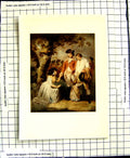 Original Old Antique Print C1907 Colour Plate Morland Sier Pardoned Deserter