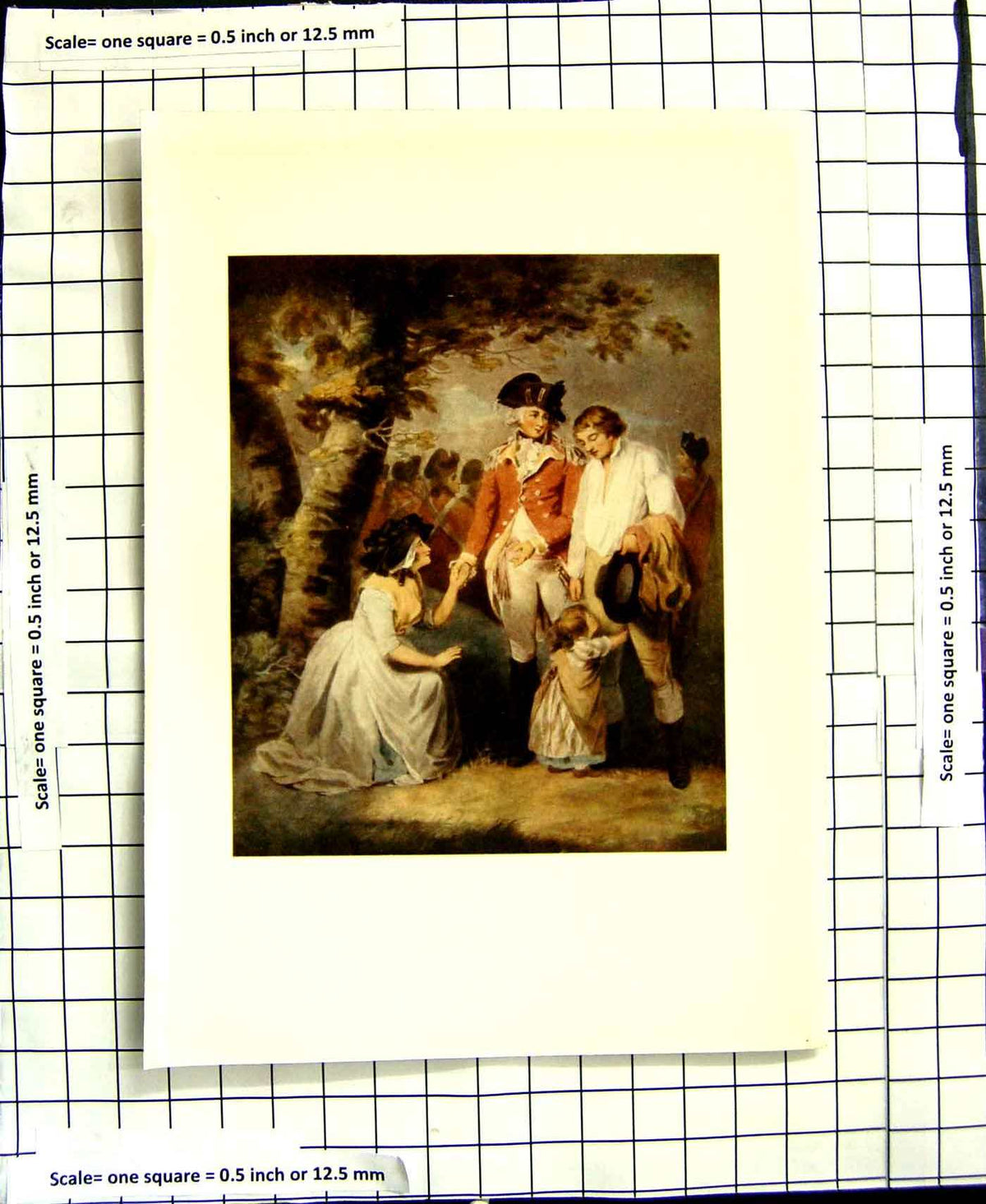 Original Old Antique Print C1907 Colour Plate Morland Sier Pardoned Deserter
