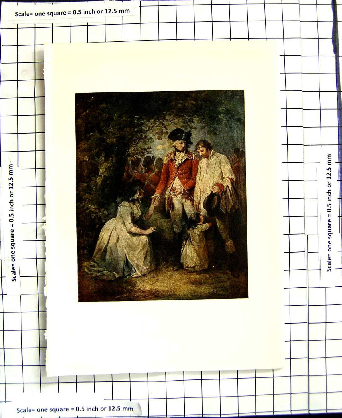 Original Old Antique Print C1907 Colour Plate Morland Pardoned Deserter Sier
