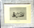 Original Old Antique Print C1906 Birket Foster Plate View Newcastle-On-Tyne