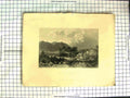 Original Old Antique Print America 1839 Saw Mill Centre Harbour Winnipisseogee