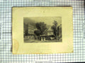 Original Old Antique Print America Bartlett 1838 Ballston Springs Street Scene
