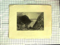 Old Antique Print America Bartlett 1838 Hudson River Highlands Bull Hill 19th