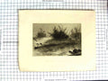 Original Old Antique Print 1837 Rapids River Falls Niagara America Bartlett