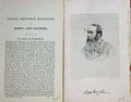Original Old Antique Print 1869 Portrait Duke Roxburgh Sports Baily Victorian