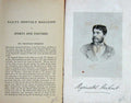 Original Old Antique Print 1869 Portrait Mr Reginald Harbert Sportsman 19th