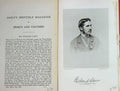 Original Old Antique Print 1874 Portrait Sir Richard Lant Warwickshire 19th