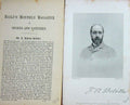 Original Old Antique Print Portrait 1886 Mr Robins Bolitho Huntsman Sport 19th