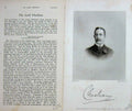 Original Old Antique Print Baily'S Magazine 1889 Portrait Lord Chesham 19th
