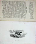 Old Antique Print *743 Baily'S Magazine 1889 Horse Hunting Sport Hounds