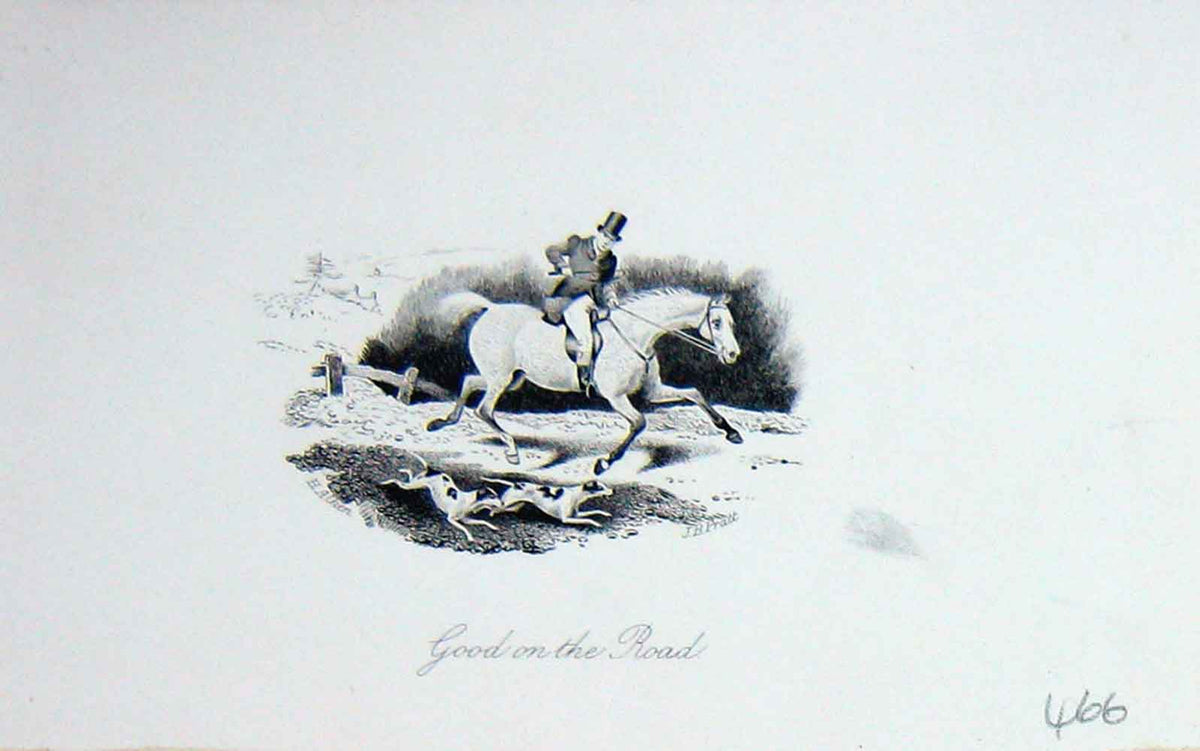 Antique Old Print Baily'S Magazine 1889 Horse Sport Jockey Hunting Hounds 19th
