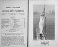 Original Old Antique Print Portrait 1890 Mr William Henry Grenfell Boat 19th