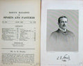 Original Old Antique Print Portrait 1890 Mr Albert Neilson Hornby Cricket 19th