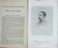 Original Old Antique Print Portrait 1877 Lord Willoughby De Broke Sports 19th