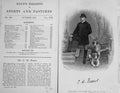 Original Old Antique Print Portrait 1891 Mr C.H Basset Hunting Sportsman 19th