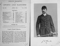 Original Old Antique Print Portrait 1892 Captain Gerald Ricardo Hunting 19th