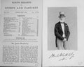 Original Old Antique Print Portrait 1892 Mr James Weatherby Sportsman Victorian