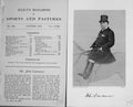 Original Old Antique Print Mr John Lawrence Sportsman Portrait 1892 Victorian