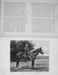 Old Antique Print Horse Trainers James Ryan Sport 1892 Baily'S Magazine 19th