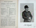 Original Old Antique Print Portrait 1892 Mr C.B.E Wright Sportsman Hunting 19th