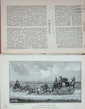 Original Old Antique Print 1895 Horse Coaching G.P.O Baily'S 19th