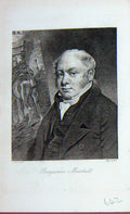 Original Old Antique Print Portrait 1895 Benjamin Marshall Sportsman Victorian