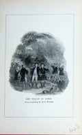 Original Old Antique Print 1895 Baily'S Magazine Men Hunting Sport Hounds Dog