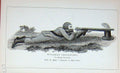 Original Old Antique Print Portrait 1895 Rifleman Man Shooting Sportsman 19th